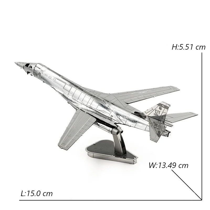 3D Metal Puzzle UFO DIY Handmade Space Exploration Spacecraft Assembly Model Jigsaw Puzzle Toys For Adult Kids Model to assemble