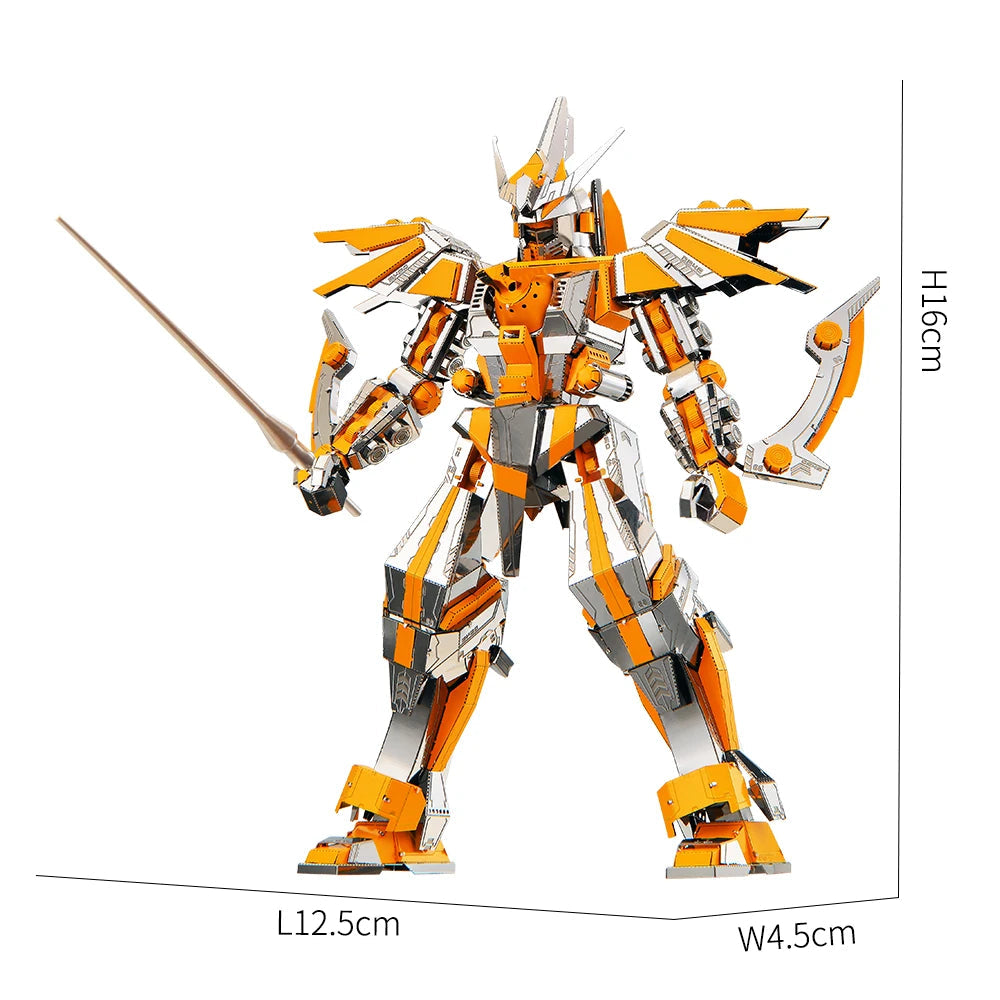Piececool Model Building Kits Crescent Blade Armor 3D Puzzle Metal Assembly Model Kits Creative Toys DIY for Teens Model to assemble