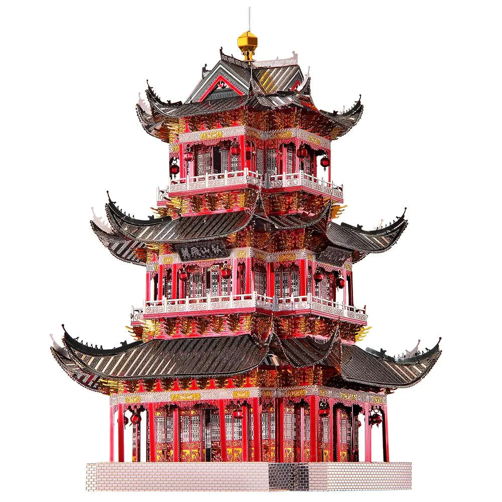Chinese Buildings Metal Model to assemble
