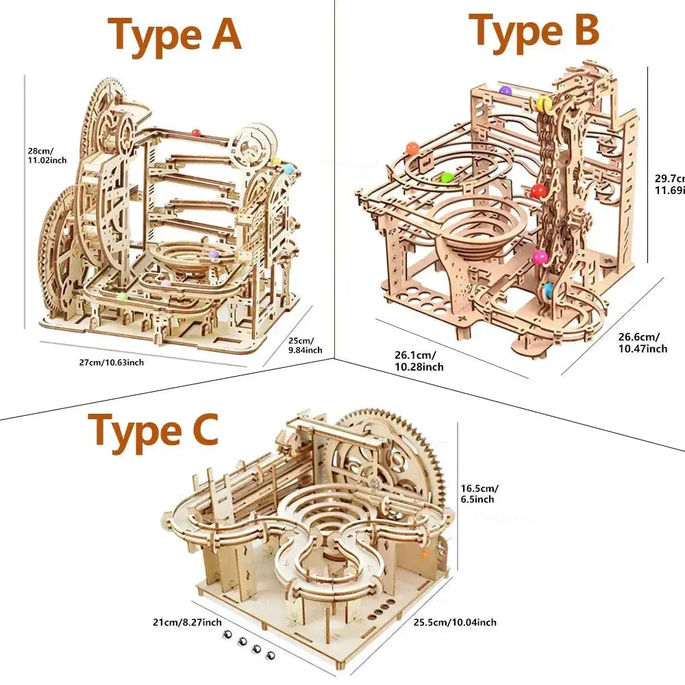Marble Run Set DIY Assemble Building Model - Model to assemble