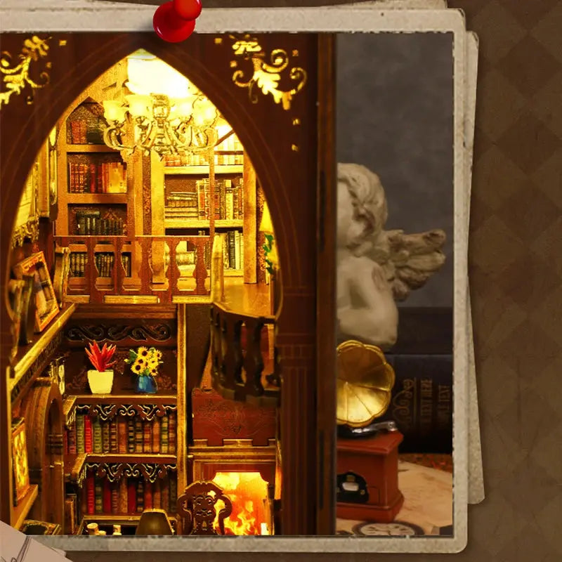 DIY bookend Kits With LED Light - Model to assemble