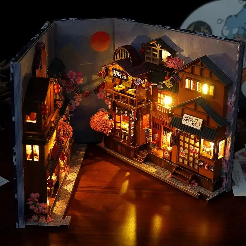 Japan style Book Nook Decor