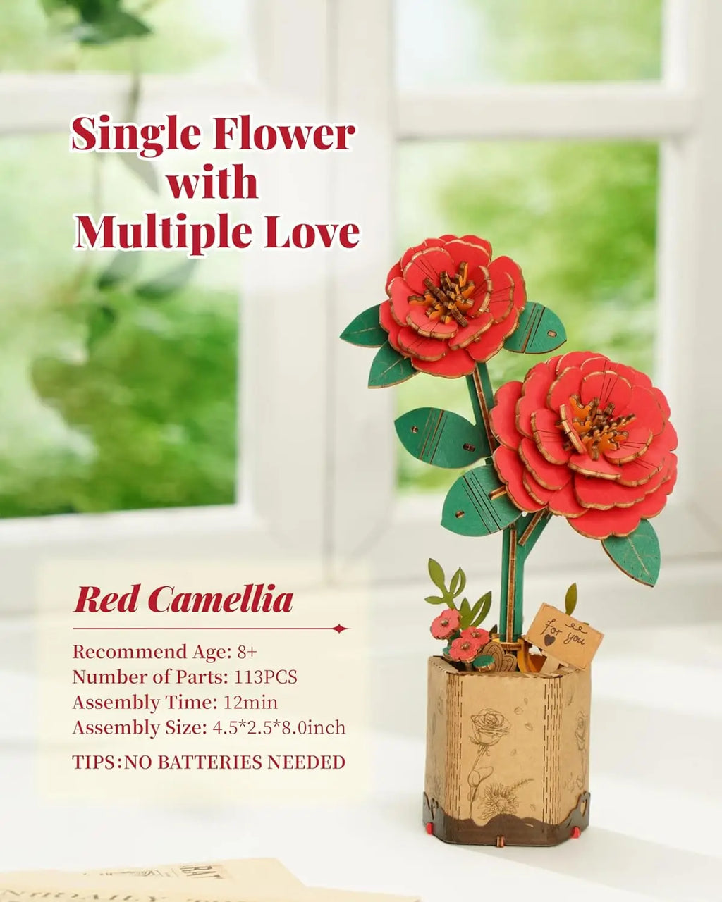 Flowers Bouquet - Model to assemble