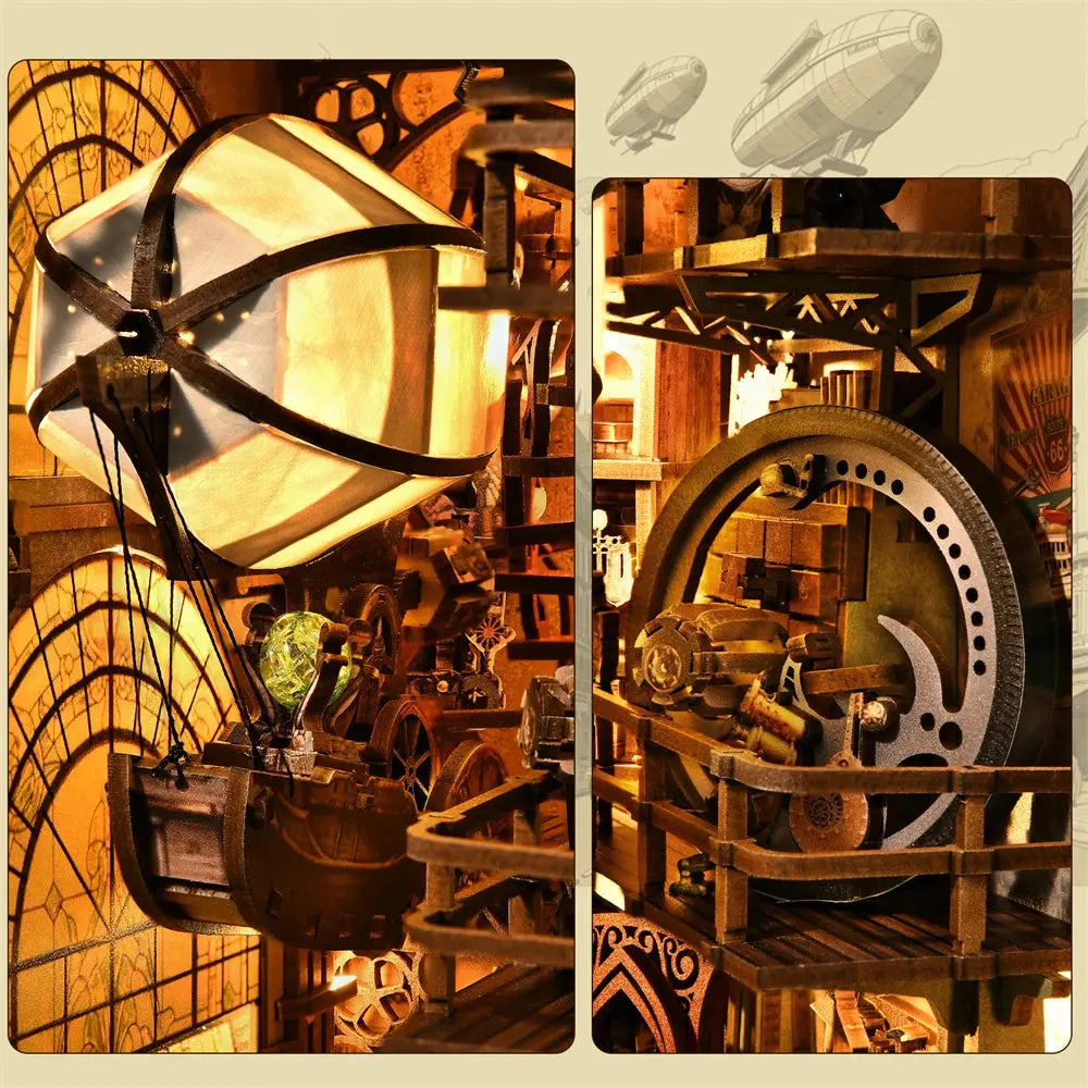 Balloon Studio Ship Bookshelf - Model to assemble