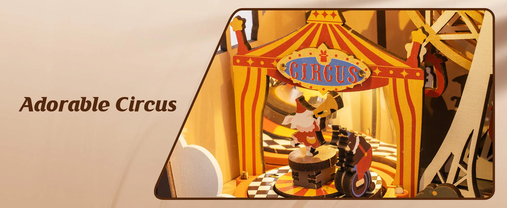 Sakura Dreamy TV Music Box with Light - Model to assemble