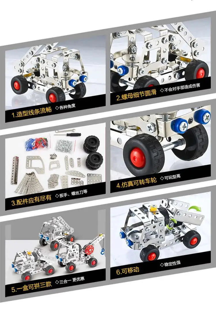 3 in 1 Vehicle Model to assemble