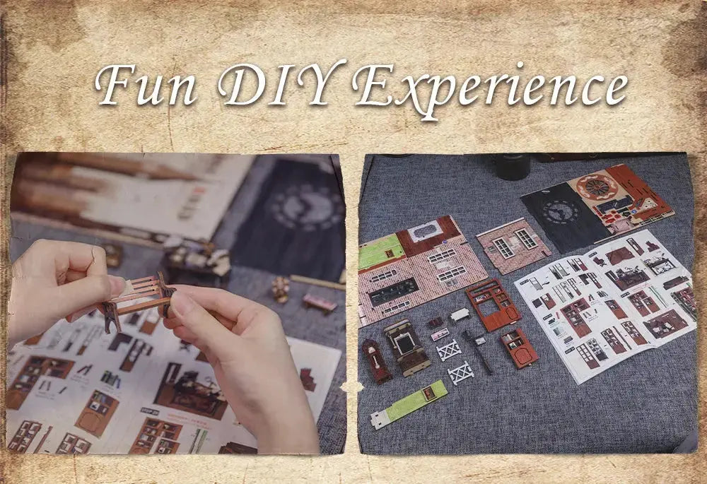 Detective Agency bookend - Model to assemble