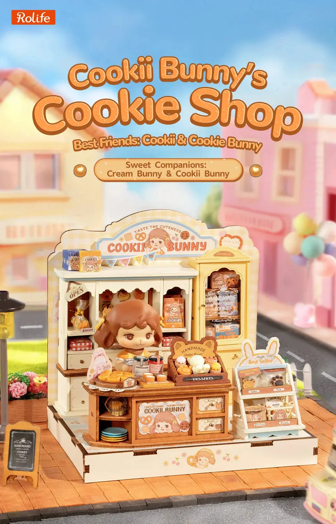 Cookii Bunny's Cookie Shop - Model to assemble