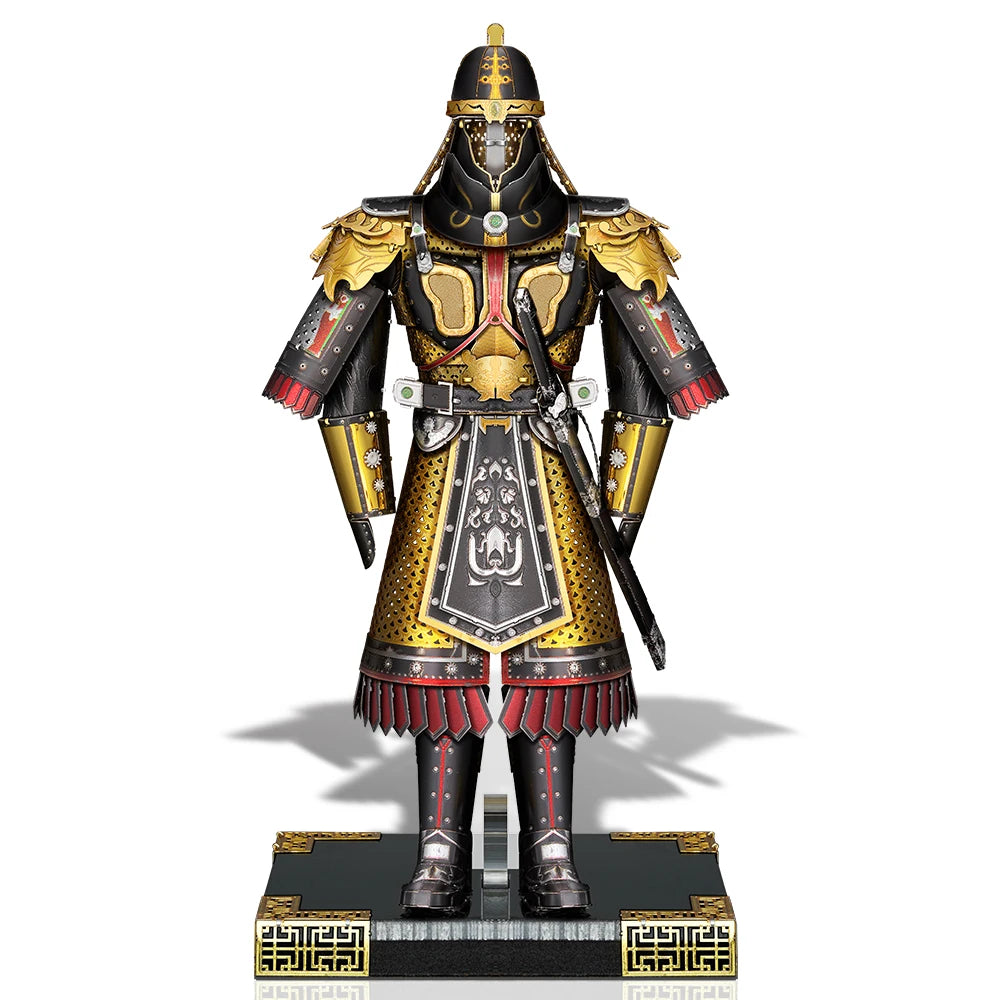 Piececool Model Building Kits a Suit of Armour Kit 3D Metal Puzzles DIY Toys for Adult Jigsaw Collection Birthday Gifts Model to assemble