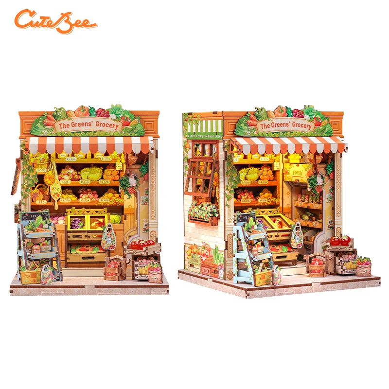 Japan Style Book Nook - Model to assemble