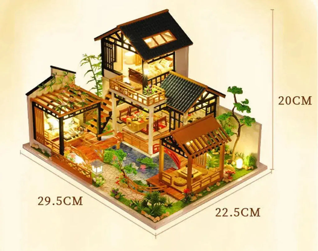 Asian DollHouse Model - Model to assemble