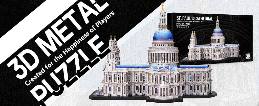 St. Paul's Cathedral 3D Metal Model Kit Model to assemble