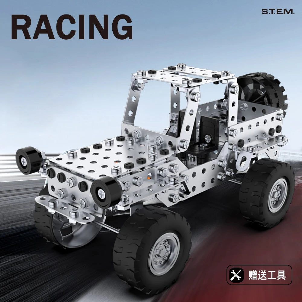 Racing Off-road Vehicle Model Screws And Nuts Disassembly