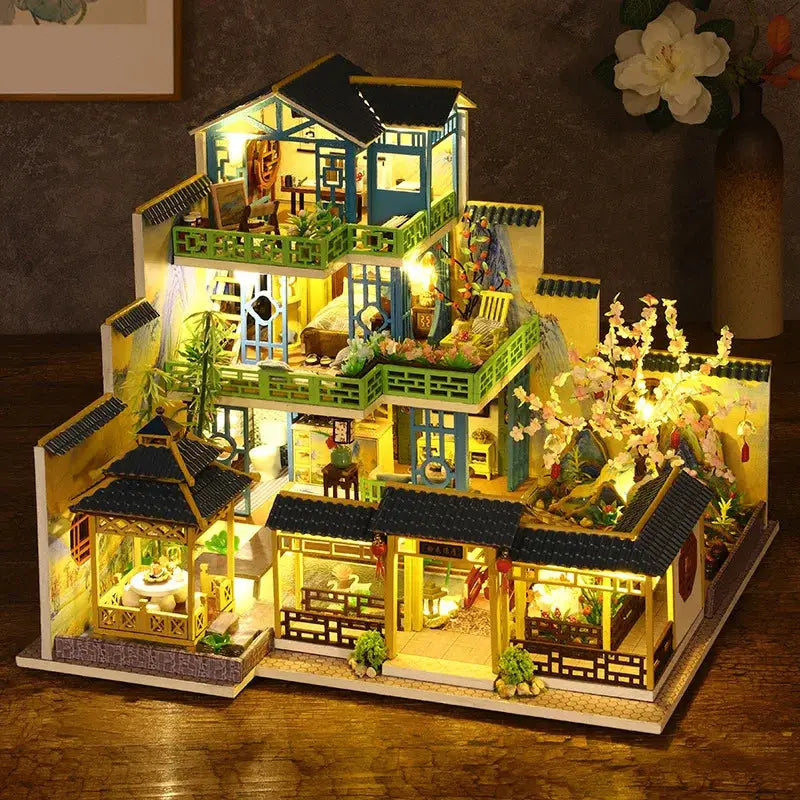 Traditional Chinese Villa DIY Dollhouse