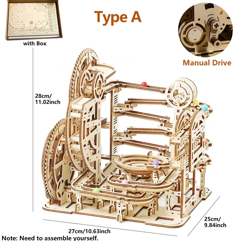 Marble Run Set DIY Assemble Building Model - Model to assemble