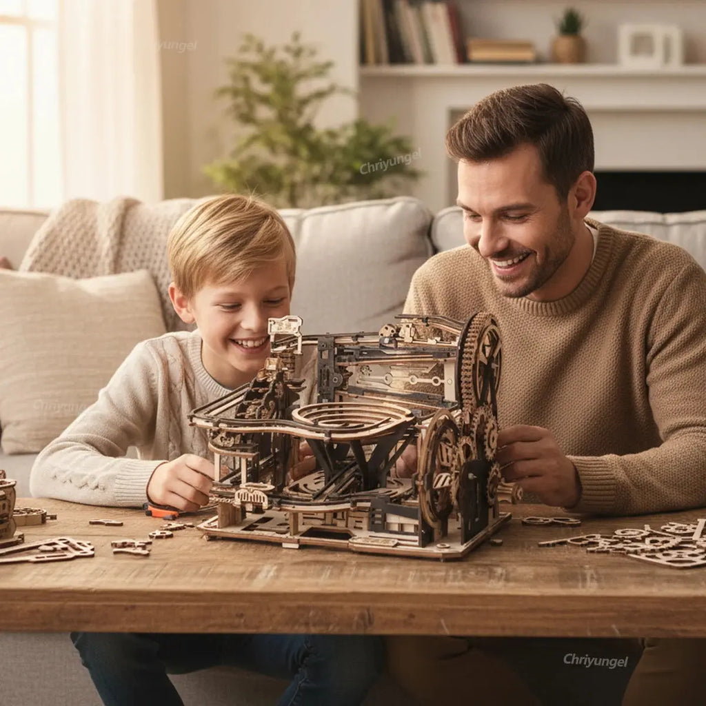 Rolling Ball Track Model Kits - Model to assemble
