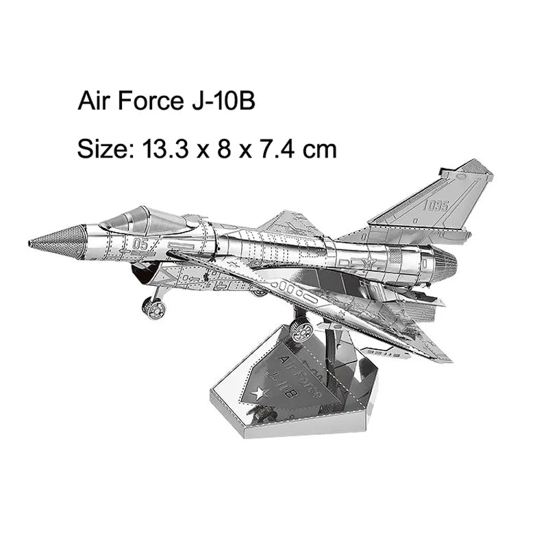 Metal Aircraft 3D Puzzle Model Kits DIY Model to assemble