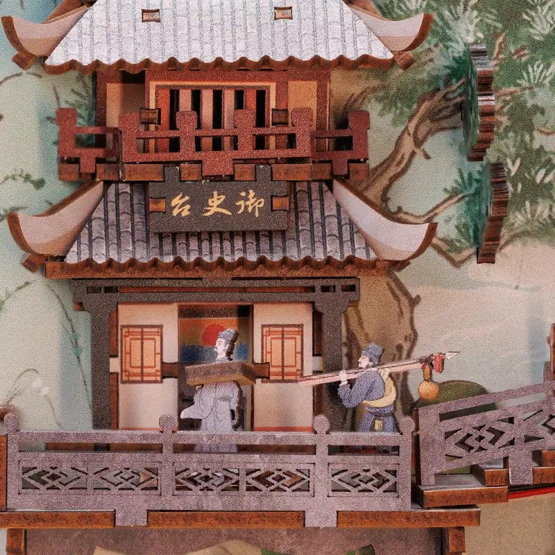 Antiquity Chinese Style Bookend - Model to assemble