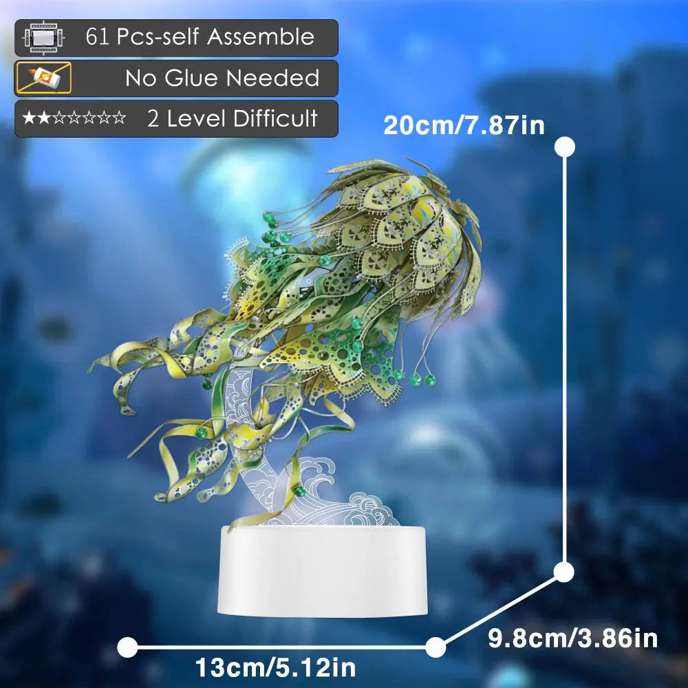 Jellyfish Metal Model Kit - Model to assemble