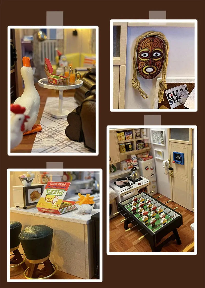 Joey‘s Apartment Doll House - Model to assemble