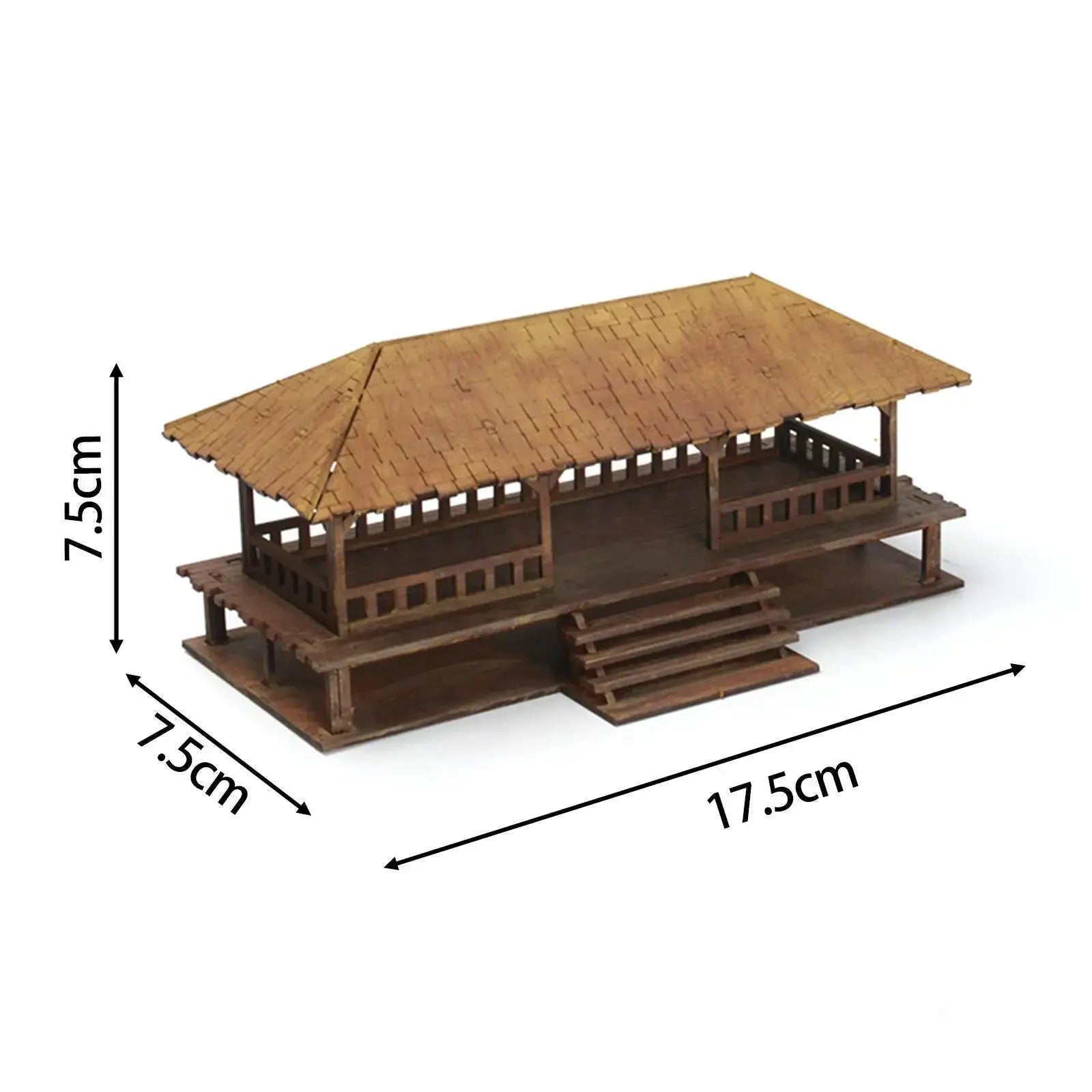 1/72 Models DIY Wooden House Assemble - Model to assemble