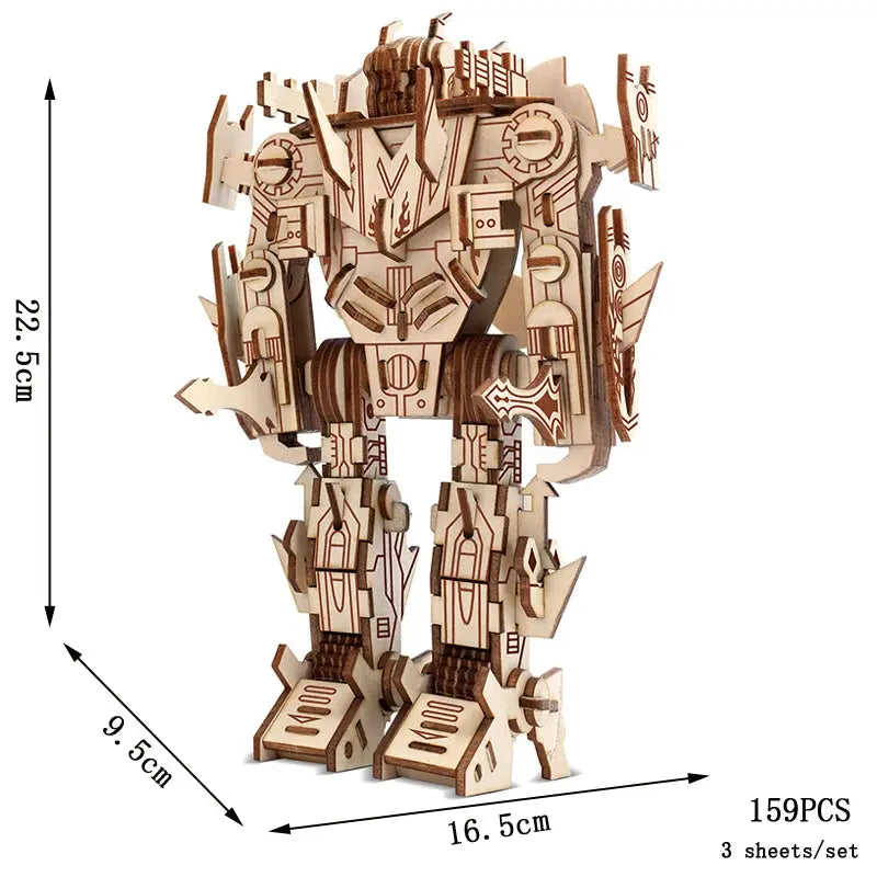 Kendo & Robots Wooden Model Kits Model to assemble