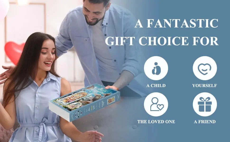 Princess Tea Party Diary Book Nook Shelf Insert - Model to assemble