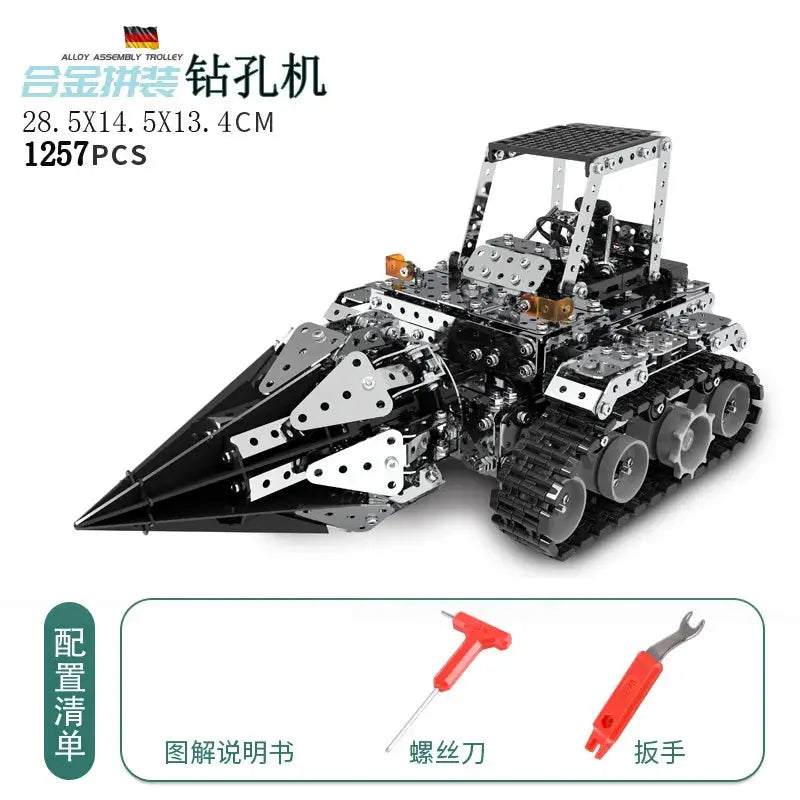 Iron Blocks vehicle & fighter Model to assemble