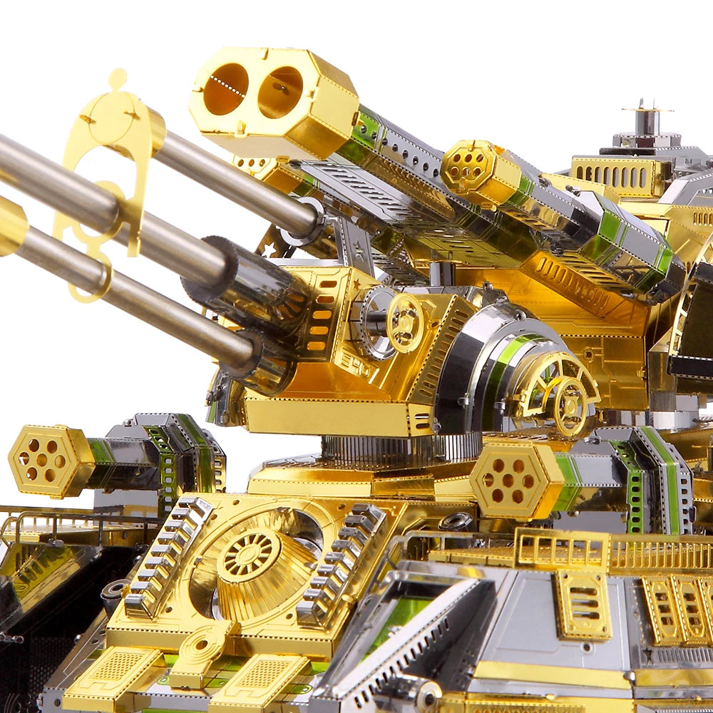 Piececool 3D Metal Puzzle Skynet Spider Superheavy Tank Model Building Kits Assembly DIY Toy for Teens Model to assemble
