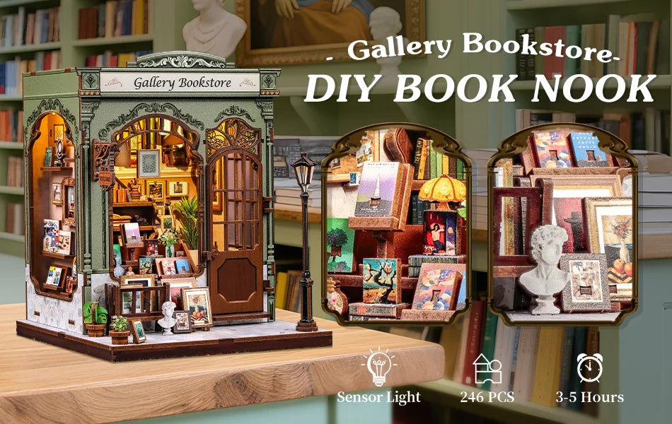 Japan Style Book Nook - Model to assemble