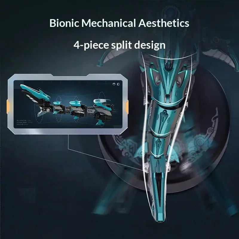 Hammerhead Shark Led Light Metal Model Kit - Model to assemble