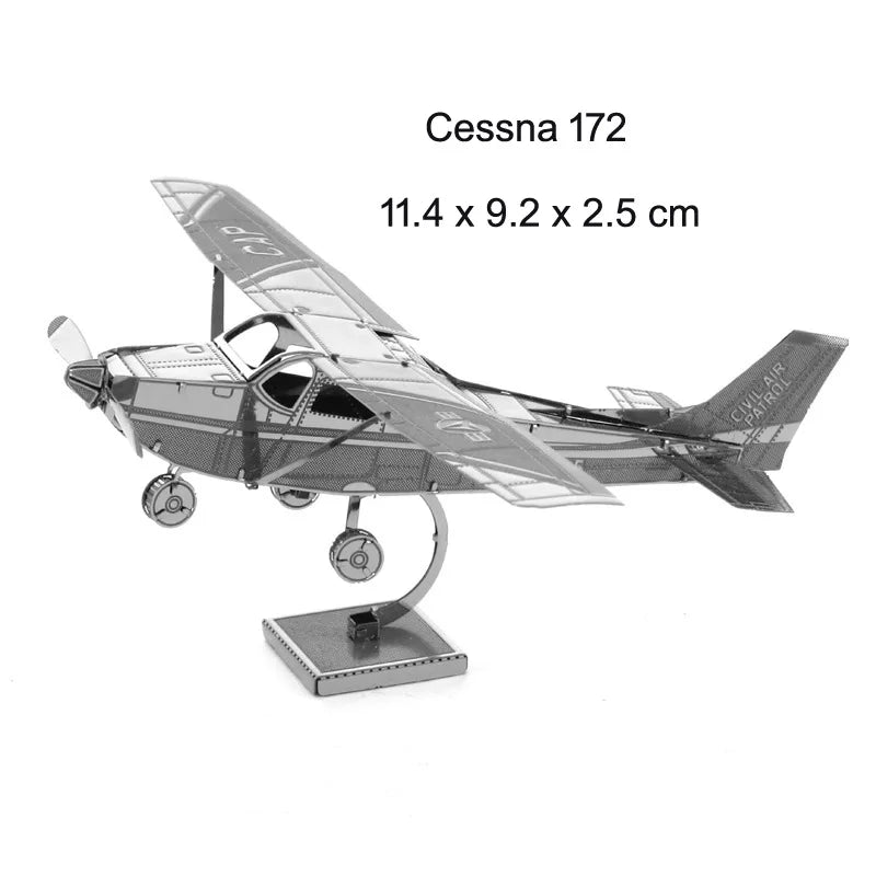 Metal Aircraft 3D Puzzle Model Kits DIY Model to assemble