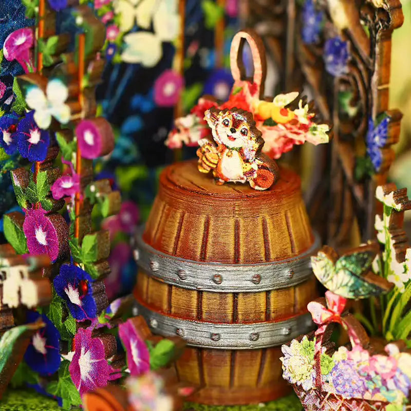 Fairy Garden Sanctuary DIY Book Nook Kit Model to assemble
