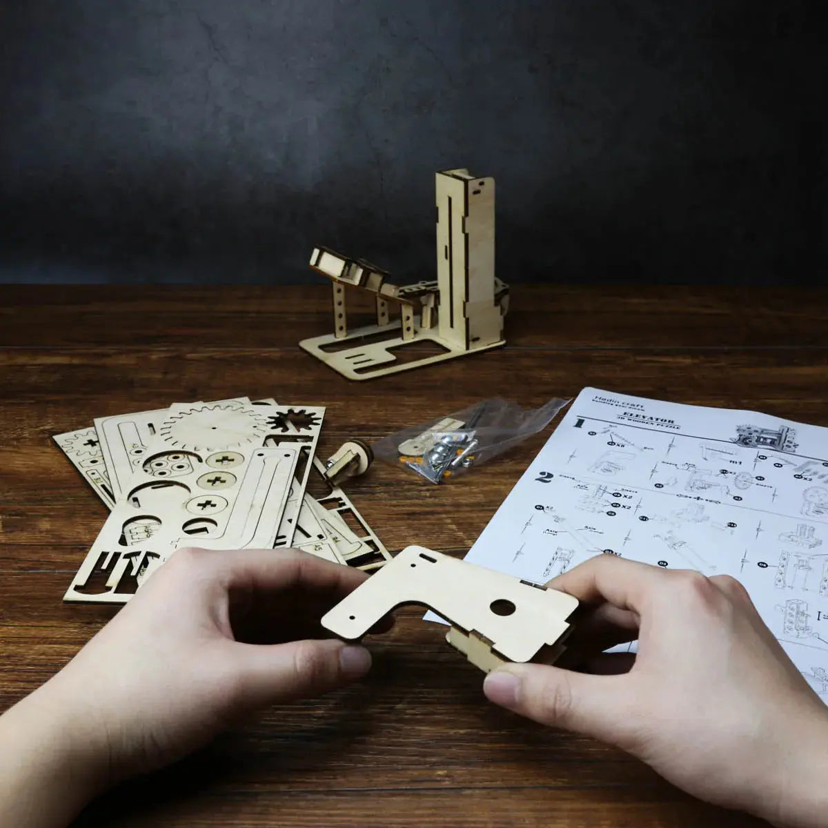 Marble Run Mechanical Track - Model to assemble
