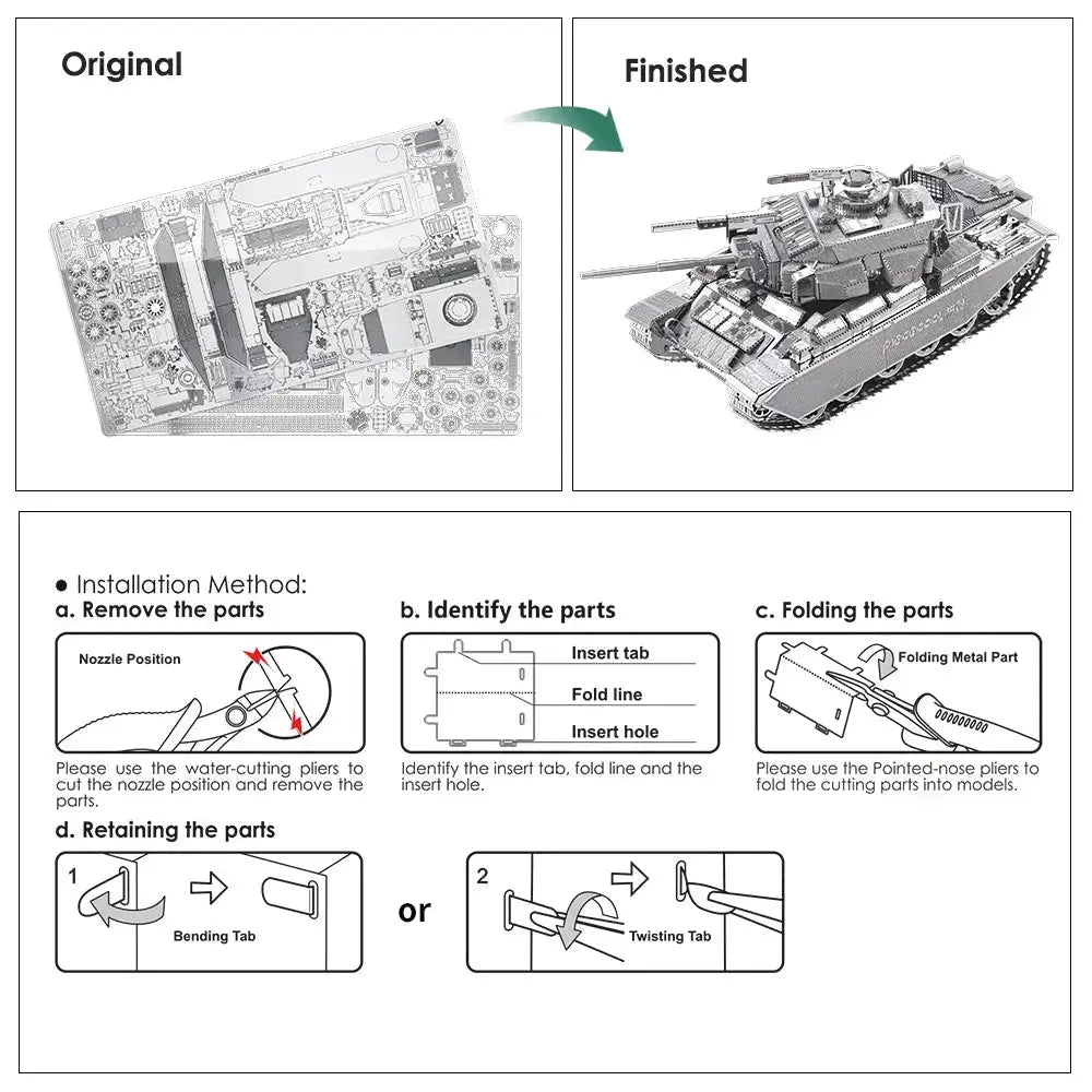 Tank Model to assemble