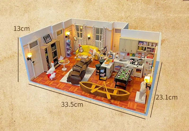 Joey‘s Apartment Doll House - Model to assemble