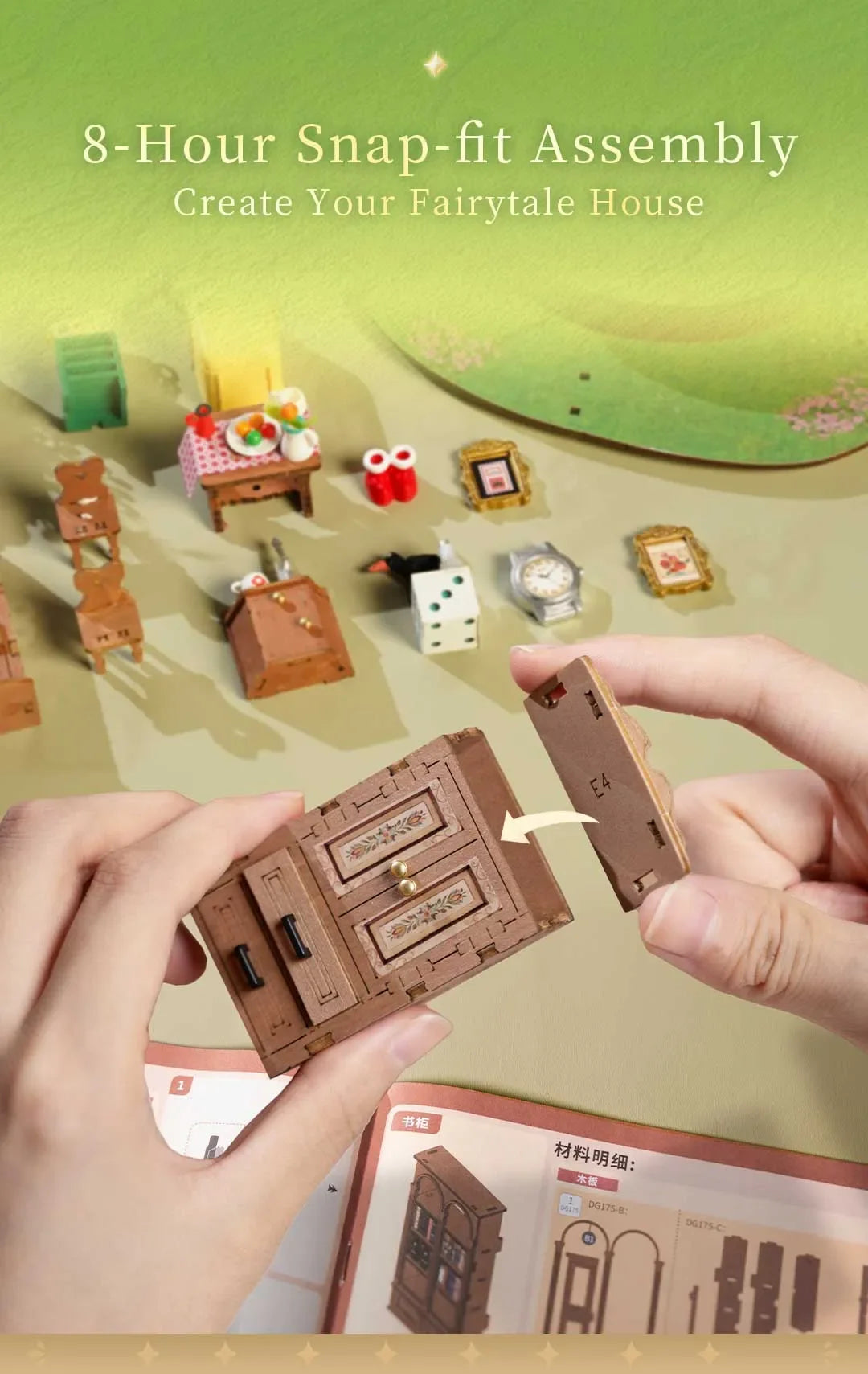 Fairytale Tree House Dollhouse - Model to assemble