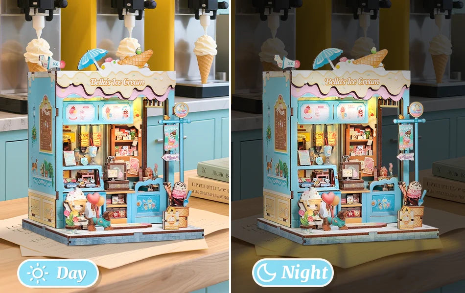 Japan Style Book Nook - Model to assemble