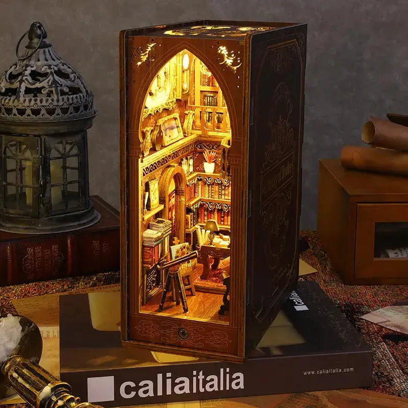 DIY bookend Kits With LED Light - Model to assemble