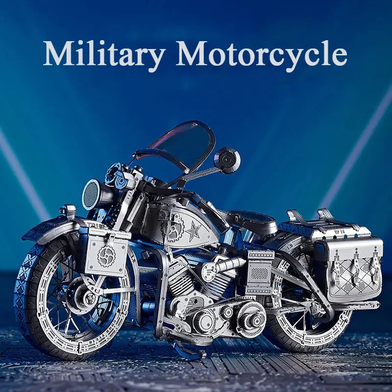 Metal Motorcycle 3D Kits DIY - Model to assemble