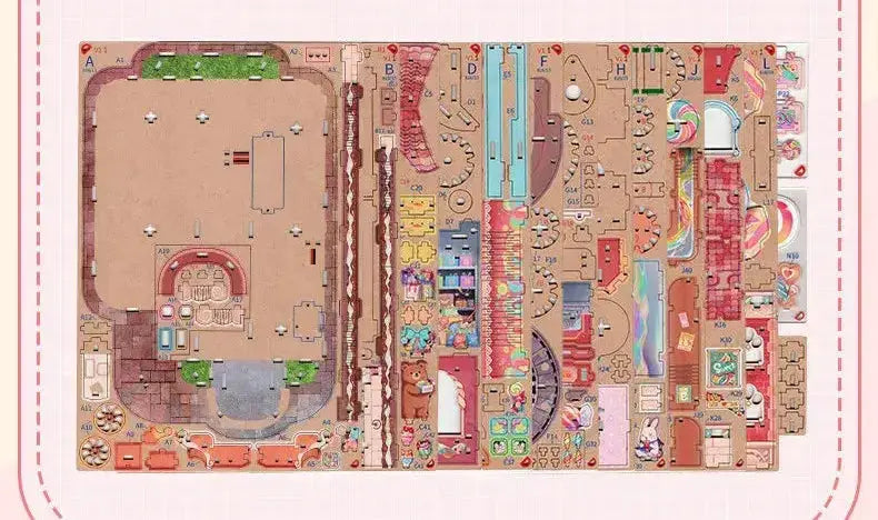 Tonecheer Candy Workshop - Model to assemble