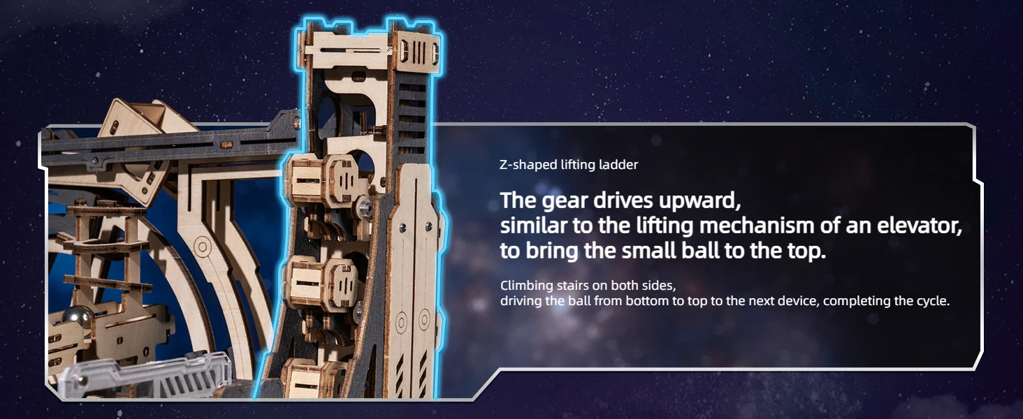 Electric Spaceport Marble - Model to assemble