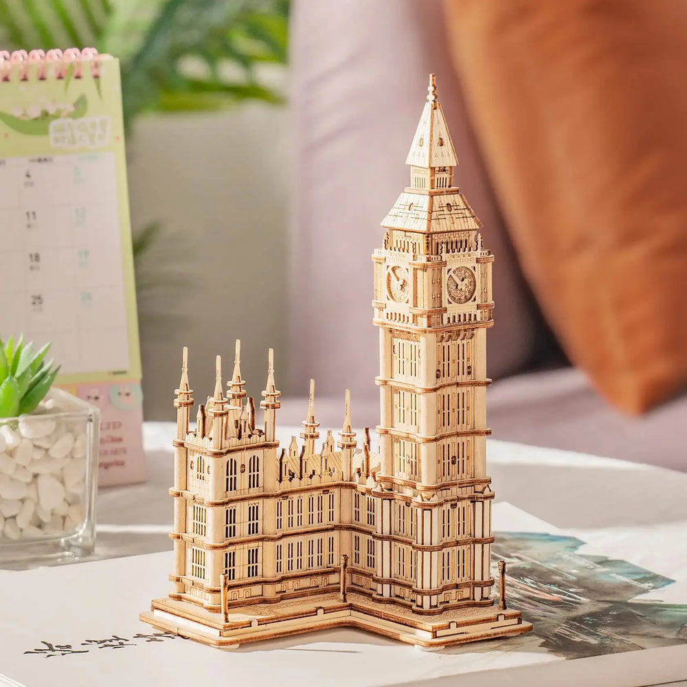 Tower Bridge & Big Ben with light Model to assemble