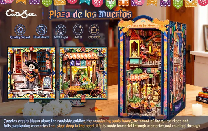 Plaza de los Muertos book nook - Model to assemble