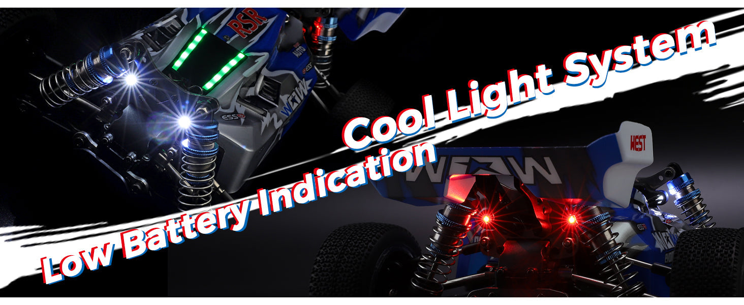 WLtoys144011 1/14 4WD RC Cars for Adults , Max 43 Mph Off-road Fast RC Car,Upgraded version(144001V2) ,Suitable for Outdoors Model to assemble