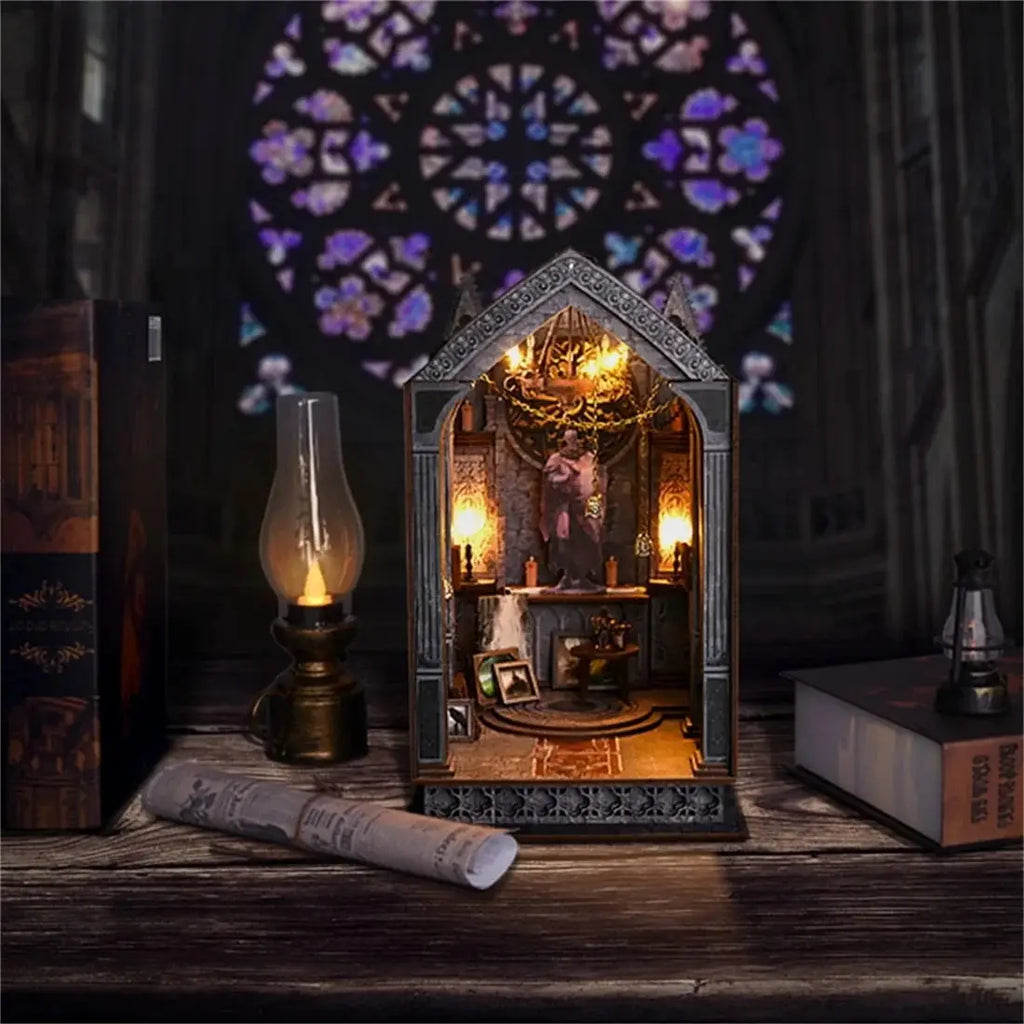 Quiet Night Prayer DIY Book Nook Kit Model to assemble