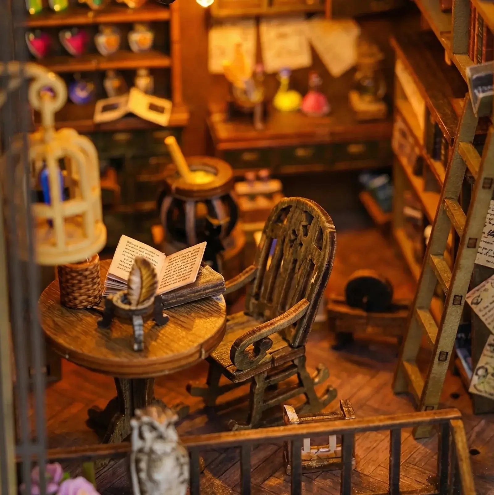 The Wizard's Study Book Nook
